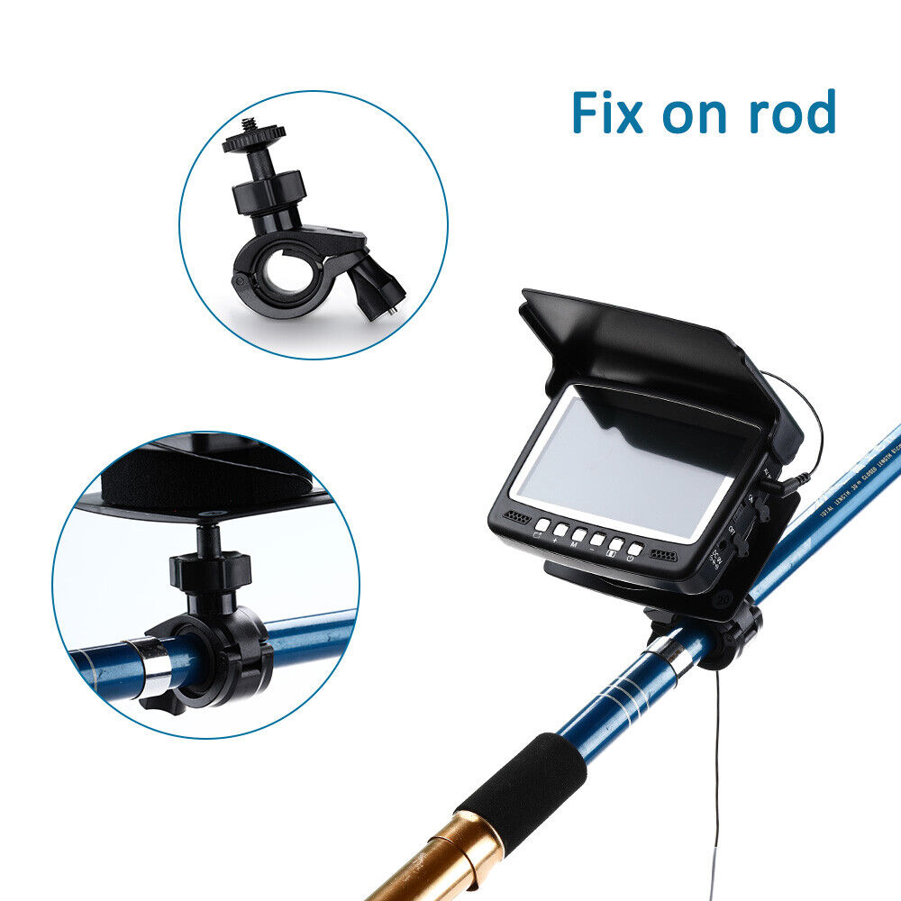 Eyoyo 25M Cable Underwater Fish Finder Ice Fishing Camera w/ 4.3