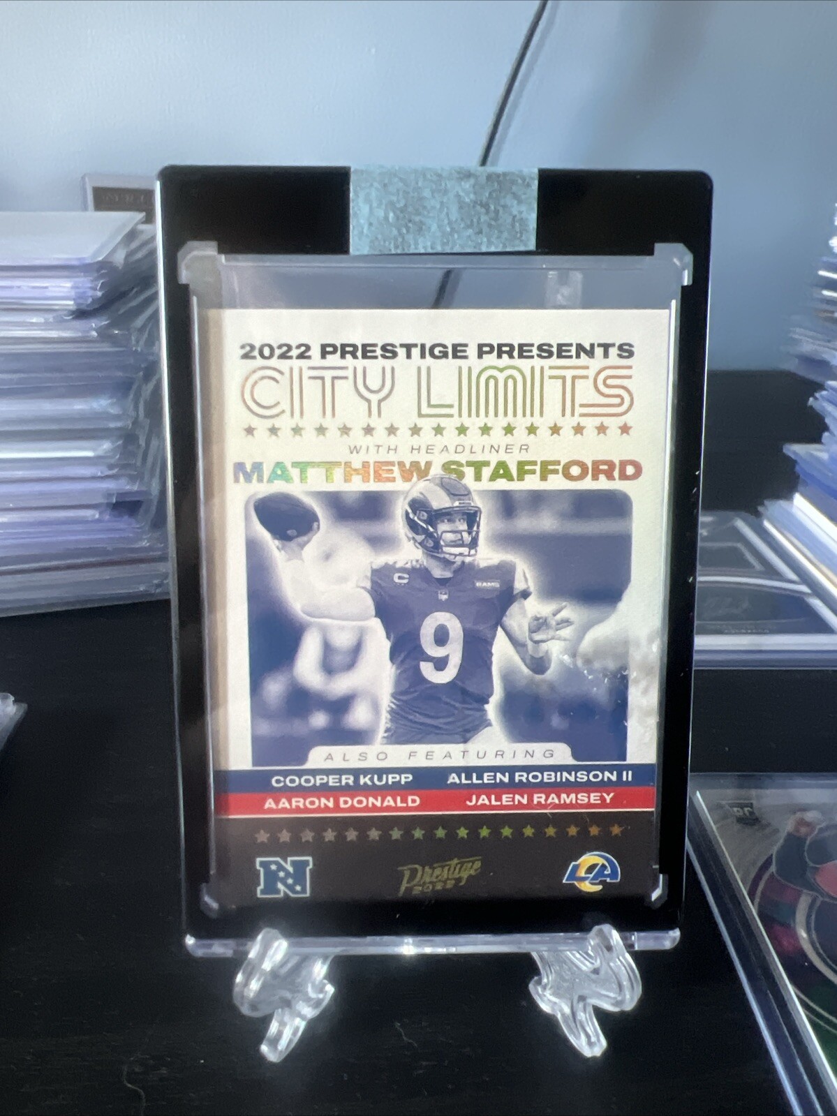 2022 Prestige Football Matthew Stafford City Limits Insert #CL-6 | LA Rams