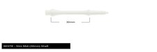 Harrows Clic Slim Midi 30mm 2ba Dart Shafts - White