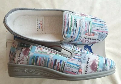 chaussons/charentaises neufs La Vague Polo gris taille 37 (pa) - Photo 1/4