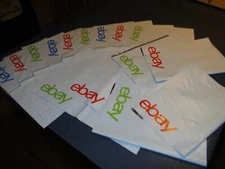 20  eBay-BRANDED Poly MAILING BAGS Shipping ENVELOPES FREE SHIPPING 12"X15"  New
