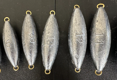 Fishing Lure Oz Torpedo Sinkers 5pcs Torpedo Sinkers To 8oz