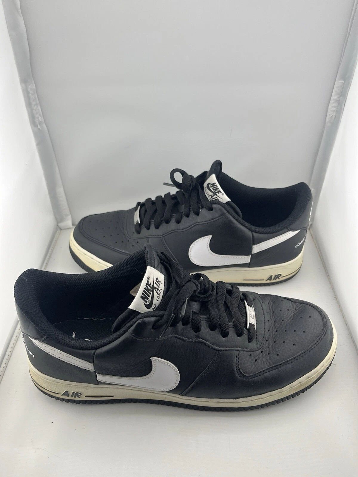 Taille 11   Nike Supreme x Comme des Garçons CHEMISE x Air Force 1 Bas Noir