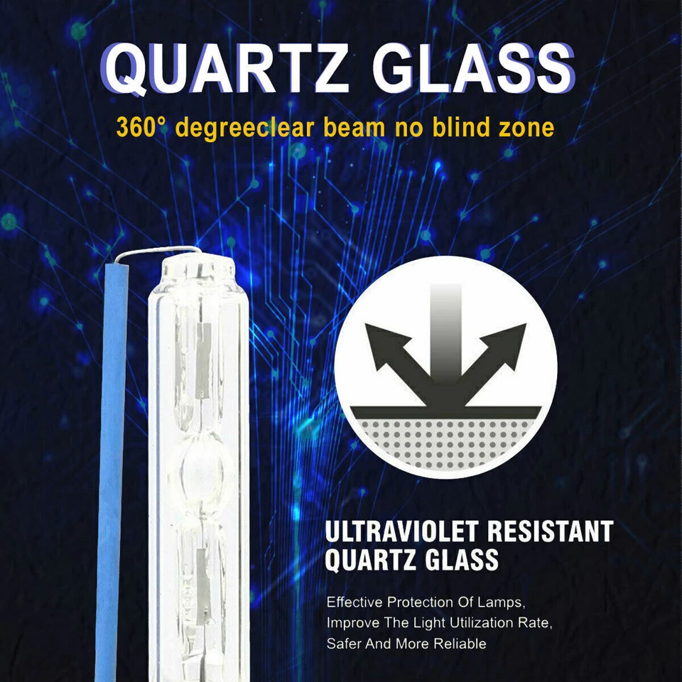 Juego de 2 bombillas de xenón HID D1s 4200k para Mercedes-Benz S450 S400 Foto 4 de 4