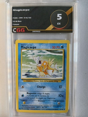 Carte Pokémon Français Magicarpe (BS 35) Set de Base CGG 5 26830032