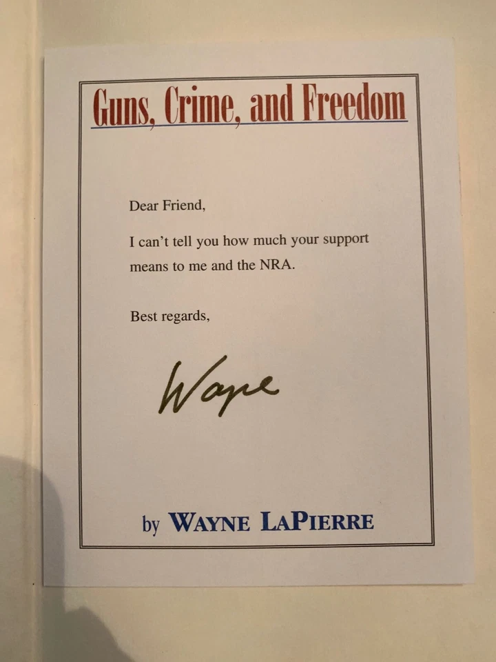 Guns, Crime and Freedom By Wayne Lapierre Foreword By Tom Clancy Preowned 263 p. - Image 4 of 4