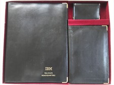 NIB IBM Tri-State Headquarters 3 Piece Portfolio Set, Circa 1990