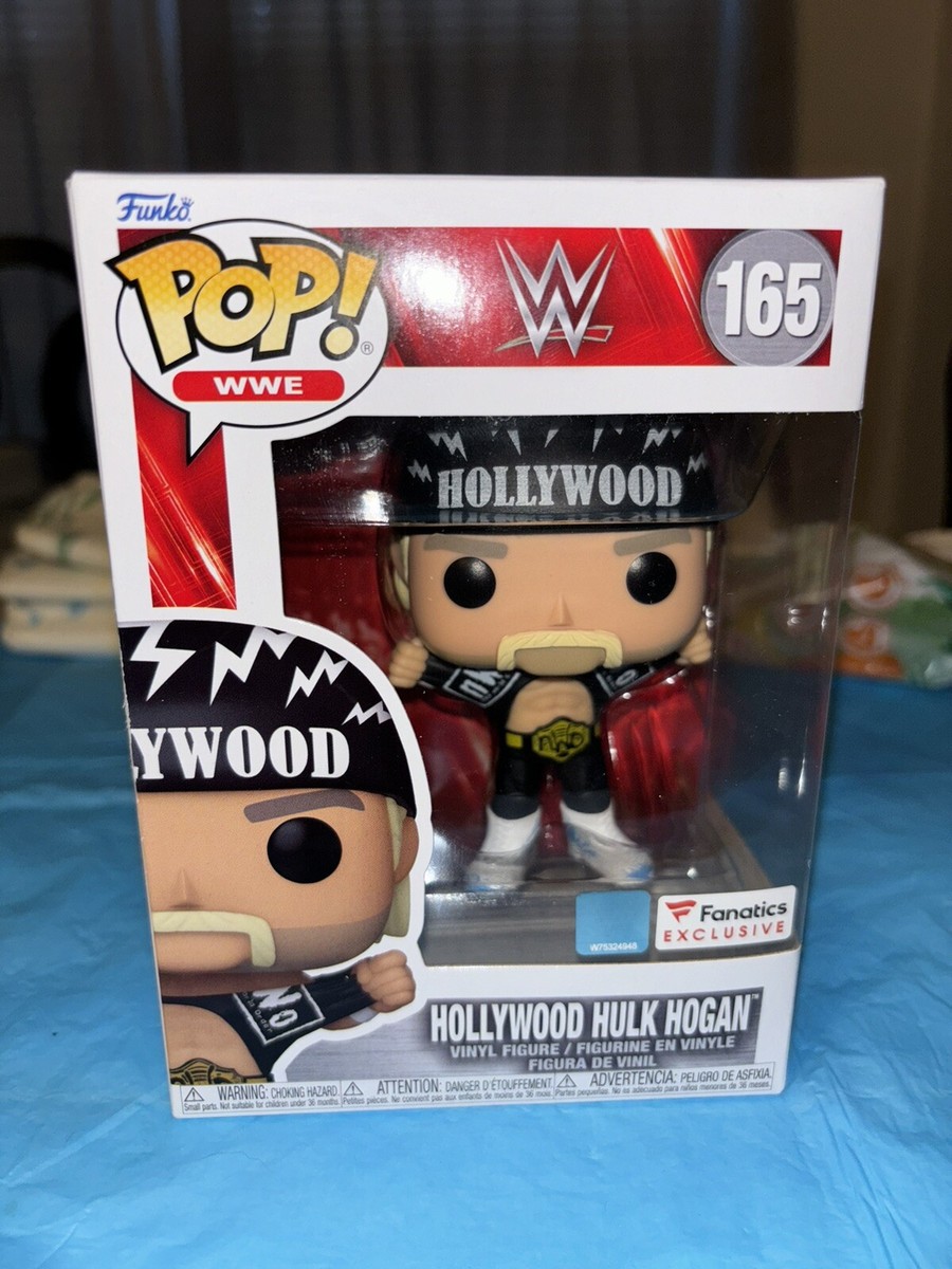 Funko pop WWE Hollywood Hulk Hogan fanatics exclusive #165 W