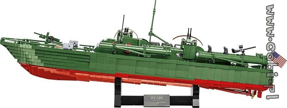 COBI 4824 Patrol Torpedo Boat PT-109 Limited Edition 3763 COBI 4824 Patrol Torpedo Boat PT-109 Limited Edition 3763