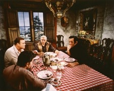 Bonanza 24x36 Poster Pernell Roberts Michael Landon Lorne Greene at Ponderosa