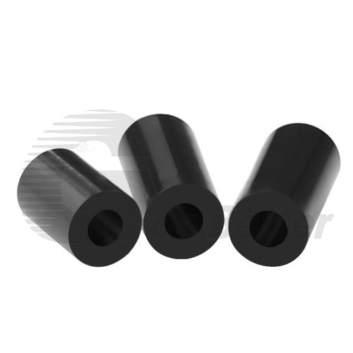 Black ABS Plastic Standoff Spacers M3 M4 M5 M6 M8 Nylon Round Bushing Washers - Picture 4 of 6