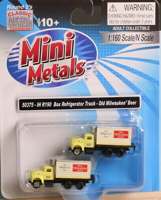 CMW 50375 - Spur N / Maßstab 1:160  - 2er Set Kühl LKW Old Milwaukee Beer