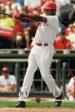 #374 Ken Griffy Jr. Team Checklist Cincinnati Reds 2008 Upper Deck Series 1 Base