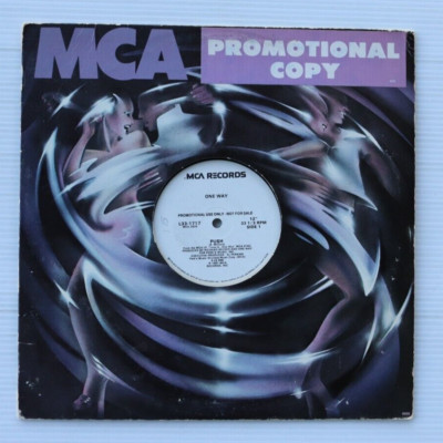 Excellent ONE WAY Push / All Over Again 12'' WHITE LABEL DJ PROMO Electronic FUNK