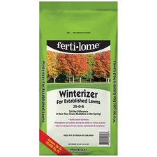 Fertilome Winterizer 25-0-6 Lawn Fertilizer for Established Lawns, 40lbs 1.63 per gallon