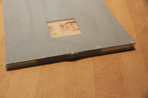 hellblaues Fotoalbum ARTEBENE 40 Seiten weiß 34 x 23 cm *** NEU OVP Geburt Junge - Bild 2 von 5