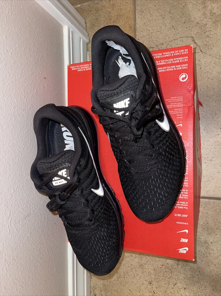 New Nike Air Max 2017 Black Anthracite Grey White 849559 001