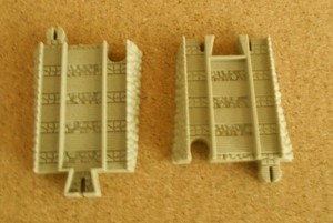 Thomas Train 2006 Gullane Hit Toy Set of 2 Adapters Tan to Blue Plarail Track | eBay