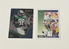 Randy Moss 2022 Select Draft Picks Blue Field Level #162 & Chronicles Score #21