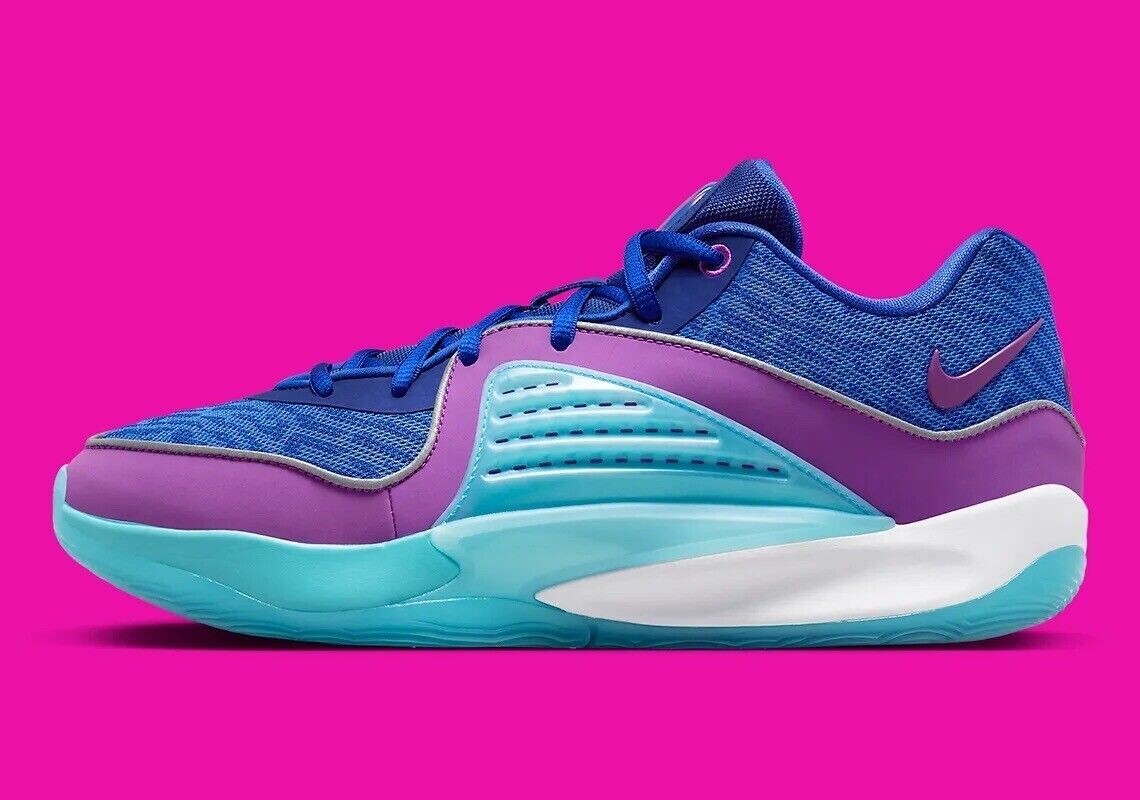Nike Men's Sz 9.5 KD16 Ready Play Deep Royal Vivid Purple