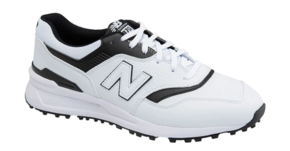 NEW BALANCE 997 SL SIZES 13 14 15 16 2E 4E EXTRA WIDE SPIKELESS WHITE GOLF SHOE