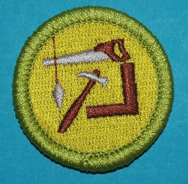 WOOD WORK TYPE L MERIT BADGE - NEW - BOY SCOUTS - 9878 eBay