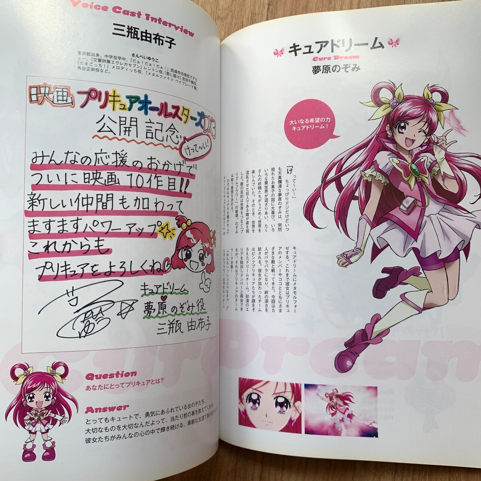 Pretty Cure 20th Anniversary Pretty Cure All Stars Postcard Book Vol.1