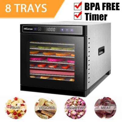 MARKENLOS 8 Etagen Dörrautomat Dörrgerät Dörrer Dörrapparat Obsttrockner Dehydrator DHL