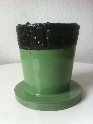 Keramik Vase 80er Lava ceramic - Memphis ära Alchimia Sottsass Thun Graves