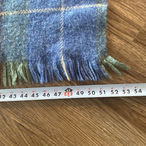 VTG Avoca Pure Wool Throw Blanket Made in Ireland plaid wrap scarf lap blanket. - Picture 5 of 5
