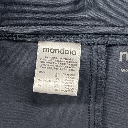 Mondala Scrub Set Size XL Bottom Top Navy Blue Straight Short Sleeve Jogger - Picture 11 of 23