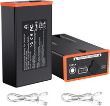 2-Pack 5000Mah Rechargeable Batteries Pack Replacement for Moultrie Power Mag pl