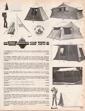 Vintage 1970s Wenzel Tents Grand Prix Lawn Mower Catalog Page Ad