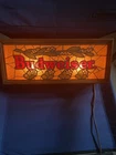 Vintage Budweiser Faux Stained Glass Style Beer Sign Bar Light Man Cave Decor