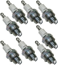 NGK 8 Pack of Genuine OEM Standard Spark Plugs - BPM7A-8PK