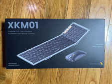 ProtoArc Foldable Keyboard and Mouse XKM01 True Full-Size Folding Keyboard Mo...