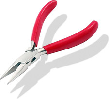 Chain Nose Pliers 4-1/2 115 MM Jewelry Hobby Crafts Wire Work Pliers