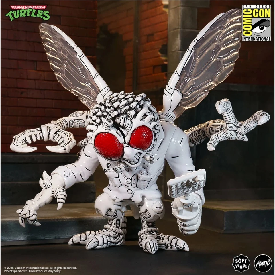 Figura de vinilo suave Teenage Mutant Ninja Turtles Baxter Stockman Mondo PREVENTA🎄DEC🚀 Foto 4 de 4