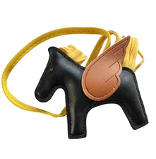 Hermes Inspired Wirken Pegasus Horse Bag Charm Keychain – Birkin Style