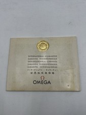 Omega Garantie Warranty Booklet (Unwritten) -...