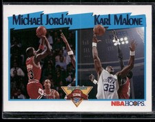 1991-92 Hoops #306 Michael Jordan / Karl Malone LL
