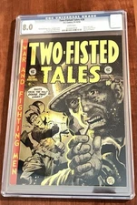 Two-Fisted Tales #30 Classic Cover Pre-Code War EC 1952 CGC 8.0 ❄️ White Pages