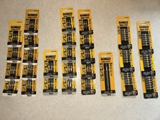 Lot Of 28 Assorted DeWalt MaxFit Impact Rated 1/4  Bit Tips 3,T20-25,SQ2, Etc