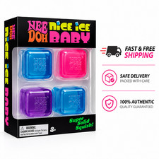 4PCS NeeDoh Nice Ice Baby Fidget Cube Squishy Sensory Stress Relief Toys