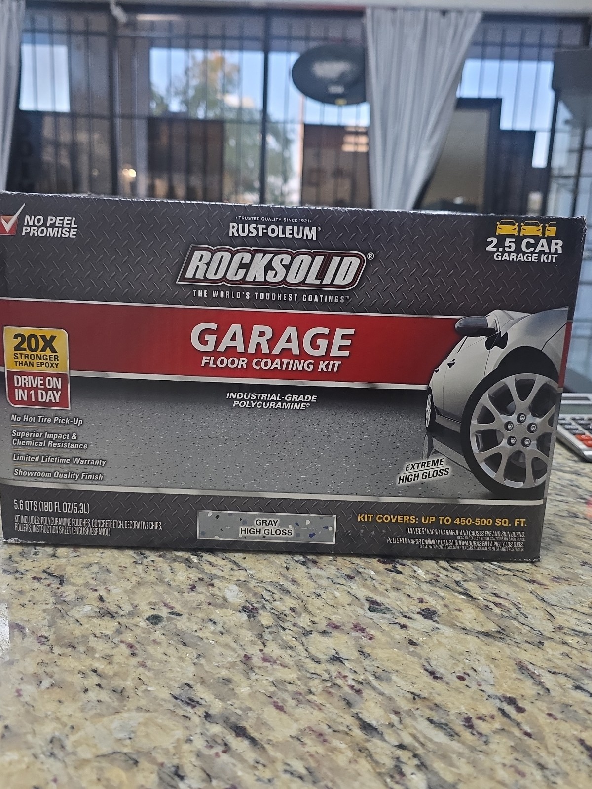Rust-Oleum ROCKSOLID Gray High Gloss 2.5 Car Garage Floor Kit