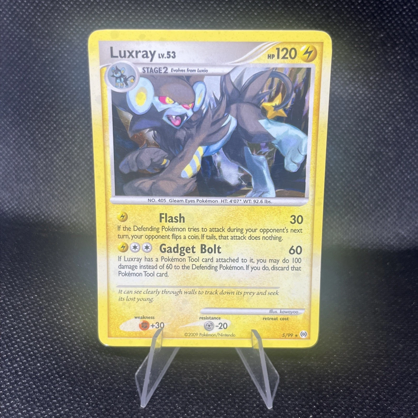 Luxray 5/99 Arceus Holo pokemon card