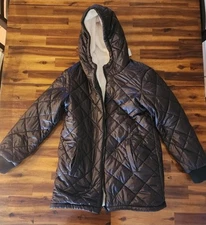 Reversible Mens Zip up Sherpa Jacket..Size Small..MSRP $180.00