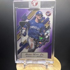Bobby Witt Jr. 2025 Topps Pristine Purple Pulsar Refractor #161 /99