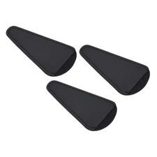 3Pcs 4"x2.2" PU Leather Scissors Sheath Scissor Cover Protector, Black