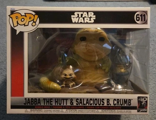 Funko Pop! Moments: Star Wars - Jabba The Hutt & Salacious B. Crumb #611